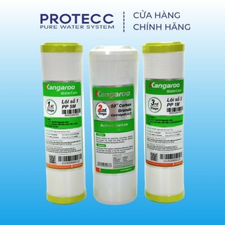 BỘ 3 LÕI LỌC NƯỚC KANGAROO ⚡️ XẢ KHO ⚡️ CHÍNH HÃNG 1,2,3 - LÕI LỌC NƯỚC 1,2,3 KANGARO - CỤC LỌC NƯỚC - BỘ 3 LÕI LỌC NƯỚC
