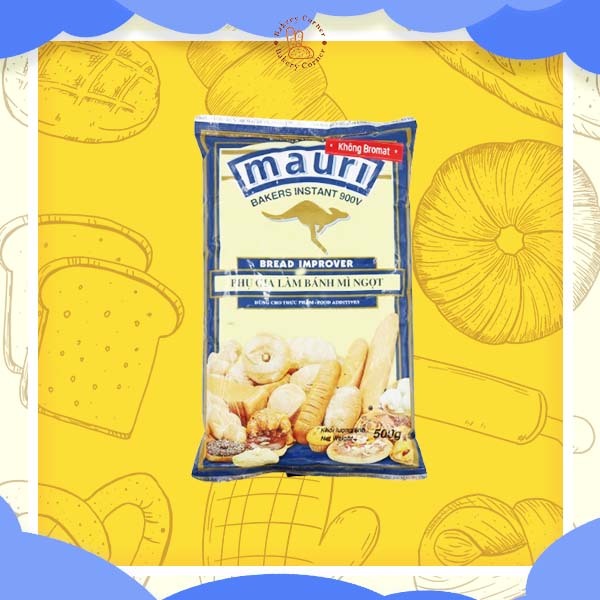 Phụ gia làm bánh mỳ ngọt Mauri 500g