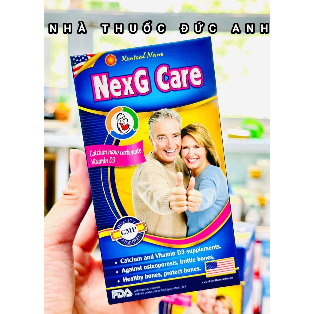 NEXG CARE - CALCI HỮU CƠ NHẬP KHẨU TỪ MỸ
