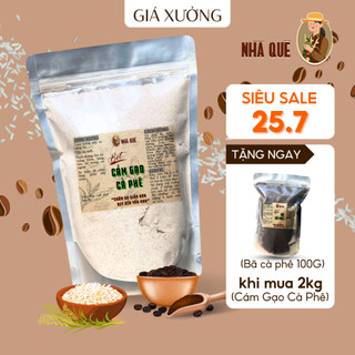 Tinh Bột Cám Gạo Cà Phê Handmade tắm trắng tẩy da chết body cực tốt 500Gram