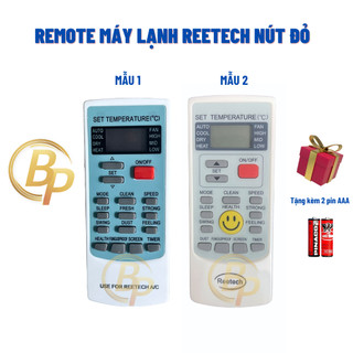 Remote Điều khiển máy lạnh Reetech Nút đỏ - Remote máy lạnh Reetech - Điều khiển điều hoà Reetech