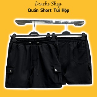 Quần Short Túi Hộp Phối Túi Hộp 2 Bên Cúc Bấm Cực Đẹp - Quần Đùi Nam Nữ Túi Hộp Hàng Cao Cấp 8881033