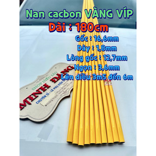 Nan cacbon LÀM DIỀU - cần câu cá cực ngon (mua x1 là được 1 nan - mua x4 là được 4 nan )