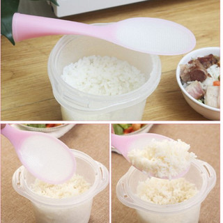 Muôi xới cơm của Nhật Bản chống dính (đế đứng) 21cm nhựa PP an toàn tuyệt đối chịu đến 120 độ C