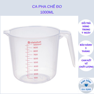 Ca pha chế đo ml  1000ml có vạch, Bộ 3 ca đong pha chế Việt Nhật