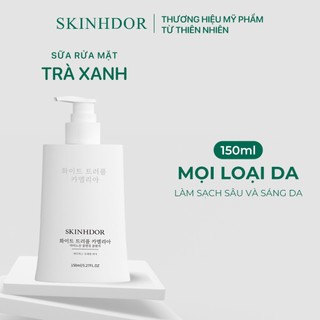 Sữa Rửa Mặt Trắng Da SKINHDOR Chiết Xuất Từ Thiên Nhiên Từ Hoa Trà Xanh Làm Sạch Da, Dưỡng Ẩm 150ml