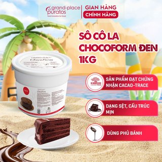 Socola compound chocoform đen puratos grand-place vn -1kg - gpd-080.1kg-4016229
