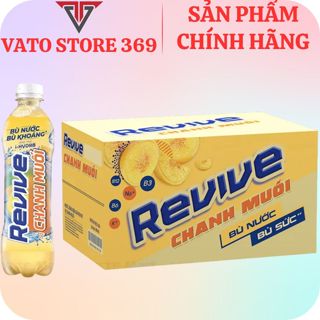 Nước uống điện giải REVIVE chanh muối chai 390ml