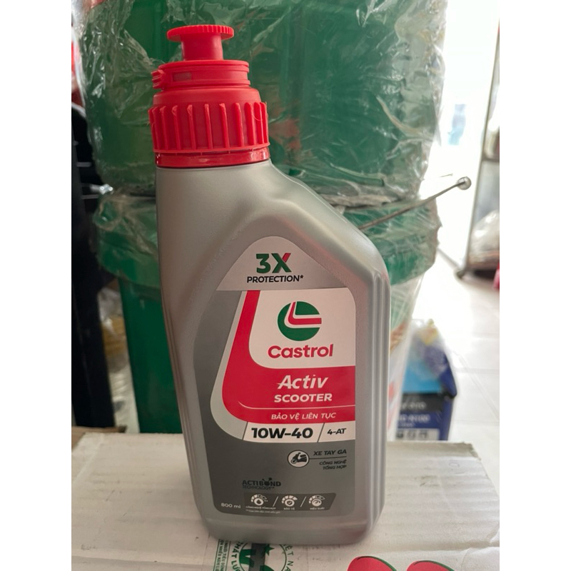 Nhớt xe tay ga Castrol Activ 10W40 - 0,8L