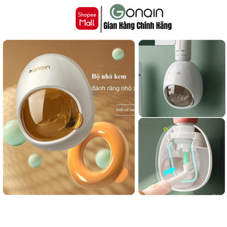 Nhả Kem Đánh Răng GONQIN, Nhả Kem Hình Trứng Cao Cấp Nhiều Màu Sắc, Chất Liệu Nhựa ABS