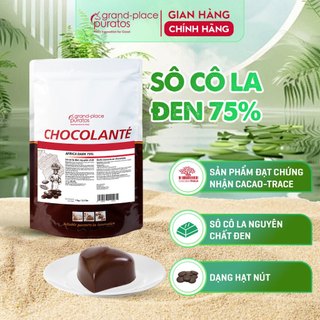 Socola nguyên chất đen 75% puratos grand-place vn-1kg