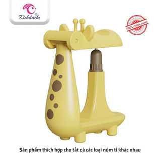  Đục lỗ núm ti Kichilachi dụng cụ dập lỗ núm ti bình sữa nhiều size S M L cho bé từ 0-3 tuổi Unibaby 