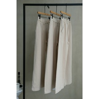 Quần dài ống suông lưng thun BASIC VANI JEANS