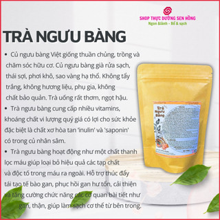 Trà ngưu bàng (100gr) Thực dưỡng Sen Hồng