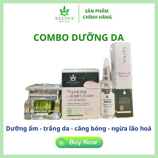 Kem dưỡng ẩm trắng da Halora