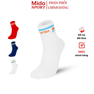Tất Wika 01,Chất liệu 70% cotton co dãn tốt,chống vi khuẩn giúp cho chân luôn khô thoáng.