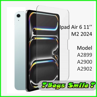 Kính cường lực cho iPad Air 6 11inch M2 2024 bảo vệ màn hình chống xước Model A2899  A2900  A2902