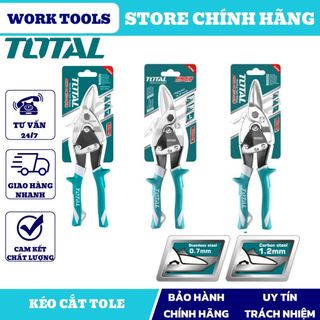 Đồ nghề total kéo cắt tole cắt thẳng tht522106 / cắt trái tht521106 / cắt phải tht523106