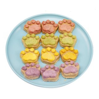 Bánh thịt sấy chân mèo mix rau củ dinh dưỡng cho chó mèo hamster, thịt sấy cho chó mèo tăng nọng gói 4,5gr