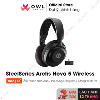 Tai nghe SteelSeries Arctis Nova 5 Wireless