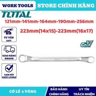 Đồ nghề total cờ lê 2 vòng 121mm—>256mm torsp06071- 08091 - 10111 - 12131 - 14151 - 16171 - 18191