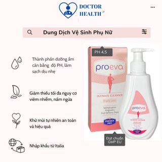 Dung Dịch Vệ Sinh Phụ Nữ PROEVA INTIMATE CLEANSER Chính Hãng Italia size 125ml