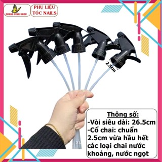  Đầu vòi xịt thay thế cho bình xịt nước cắt tóc tưới cây vòi siêu dài 26.5cm  giá lẻ 1 cái  