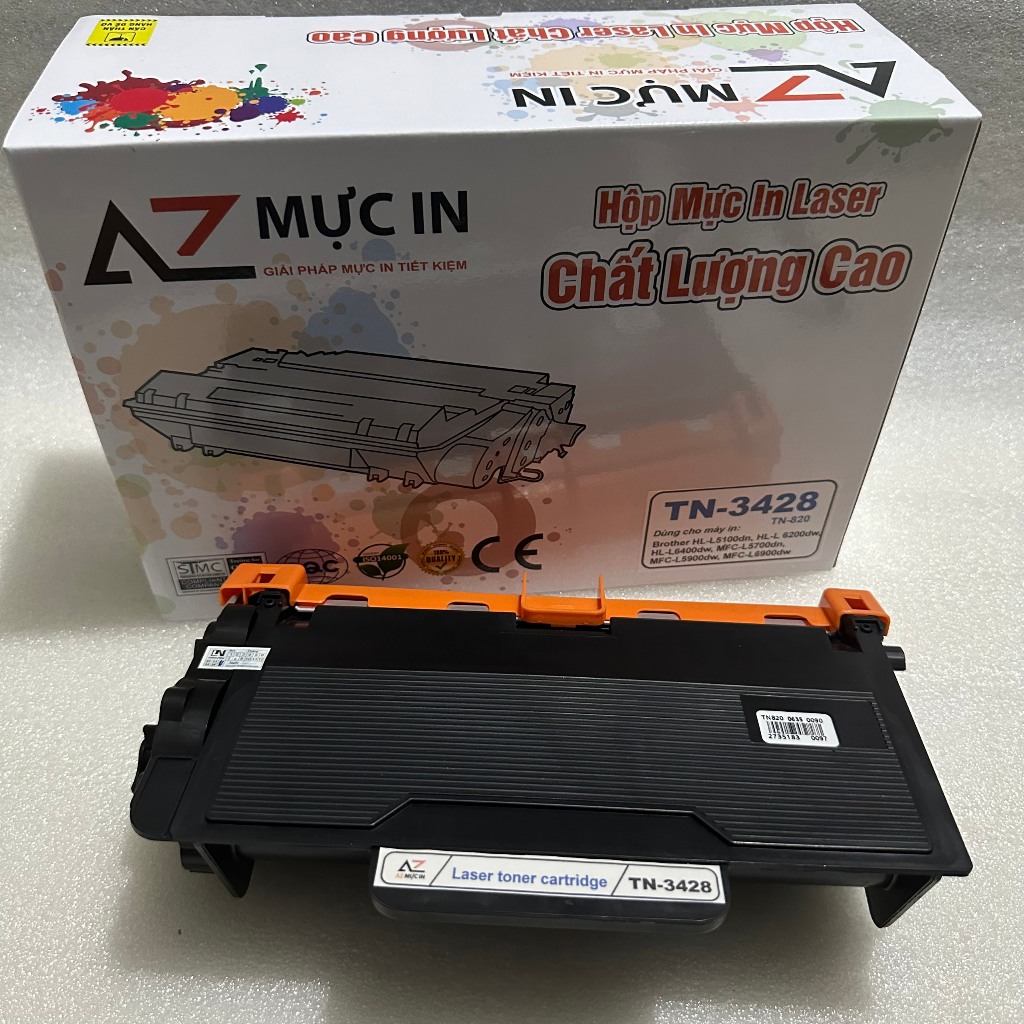 Hộp mực máy in Brother HL L5100dn, L6200dw, L6400dw, MFC-L5700dn, L5900dw | TN3428, TN3448