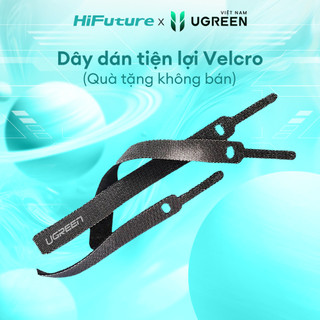  Combo 2 Dây dán Velcro Hifuture x Ugreen tiên lợi làm gọn dây sạc dây tai nghe dây máy tính
