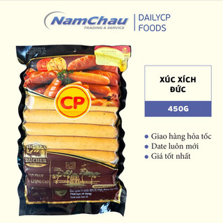 Xúc xích Đức CP 450g, xúc xích Bucher thơm ngon giàu dinh dưỡng, chuẩn vị Châu Âu