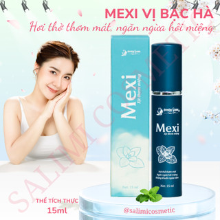 Xịt Thơm Miệng MEXI Vị Bạc Hà, Giúp Hơi Thở Thơm Mát, Hết Hôi Miệng, Ngừa Viêm Lợi | Net 15ml