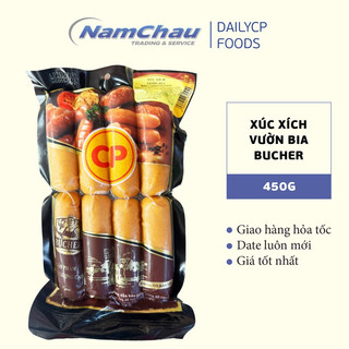 Xúc xích Vườn Bia Bucher 450gr CP thơm ngon từ thịt heo tươi sạch 100%