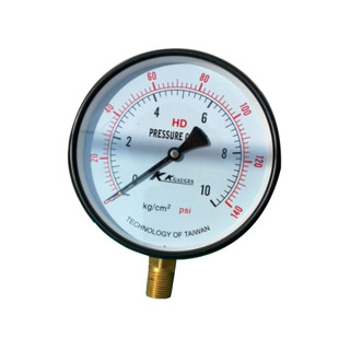 Đồng hồ đo áp suất hơi, khí nén mặt 150mm