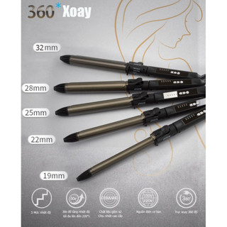 Máy uốn tóc xoay trục Hàn Quốc sử dụng cho phải đẹp 8137
