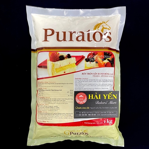 BỘT PURATOS TRỘN SẴN 1KG