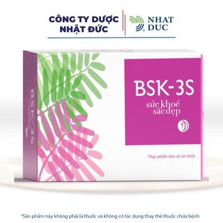 thực phẩm bảo vệ sức khỏe BSK-3S sức khoẻ sắc đẹp và sinh lý- Nhật Đức