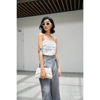 D.CHIC Áo 2 dây xếp ly ngực MS: 1822532