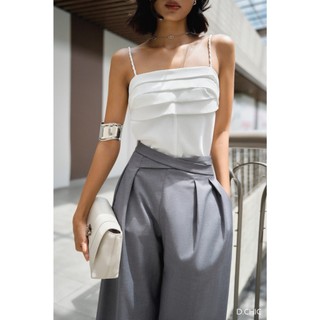 D.CHIC Áo 2 dây xếp ly ngực MS: 1822532