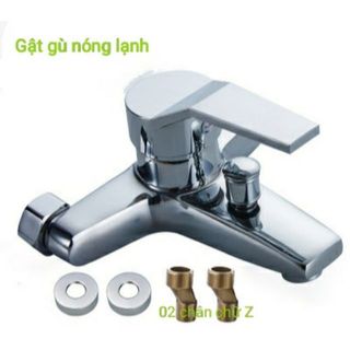 Bộ sen tắm nóng lạnh, củ sen tắm hợp kim đồng mạ crom, vòi hoa sen tắm nóng lạnh