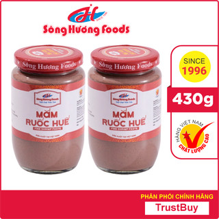 2 Hũ Mắm Ruốc Huế Sông Hương Foods Hũ 430g - Nấu bún bò , chấm xoài , chấm thịt luộc , kho thịt