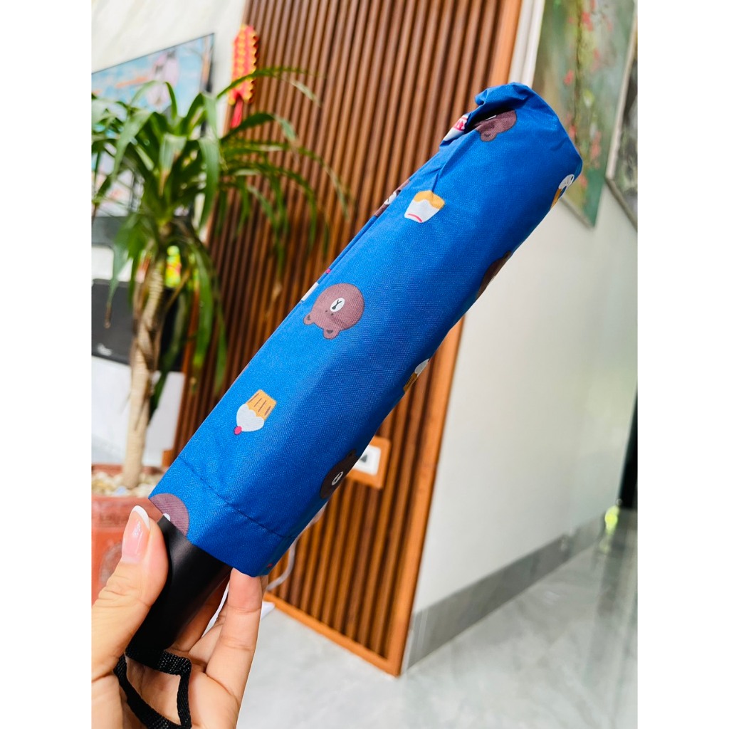Ô Dù Đi Mưa, Đi Nắng Gấp Gọn Hình Gấu Dễ Thương  ô dù mini gấp gọn tiện lợi(giao hàng toàn quốc)
