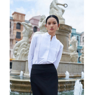Marlene shirt - áo sơmi xếp ly
