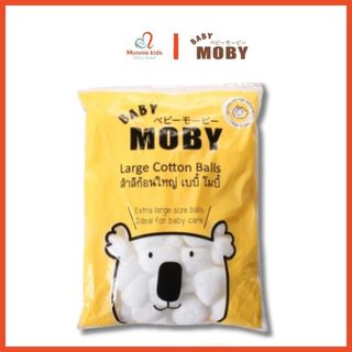 Bông gòn đa năng cho bé Moby Baby 100g cấp tiện lợi cho trẻ - Monnie Kids