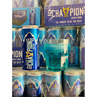 Thùng 24 lon nước tăng lực Champion ice Campuchia 250ml * 24 lon