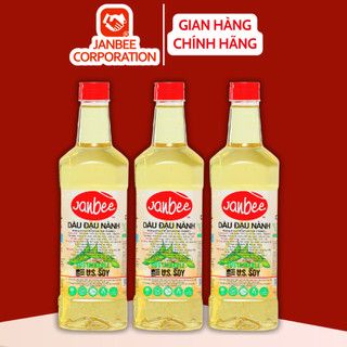 Combo Dầu Đậu Nành Janbee 3 Chai 1L