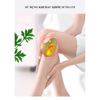 (Siêu Rẻ) Miếng Dán Ngải Cứu Giảm Đau Cổ Vai Gáy, Thải Độc 12 Miếng/ Hộp (Hàng Loại 1)