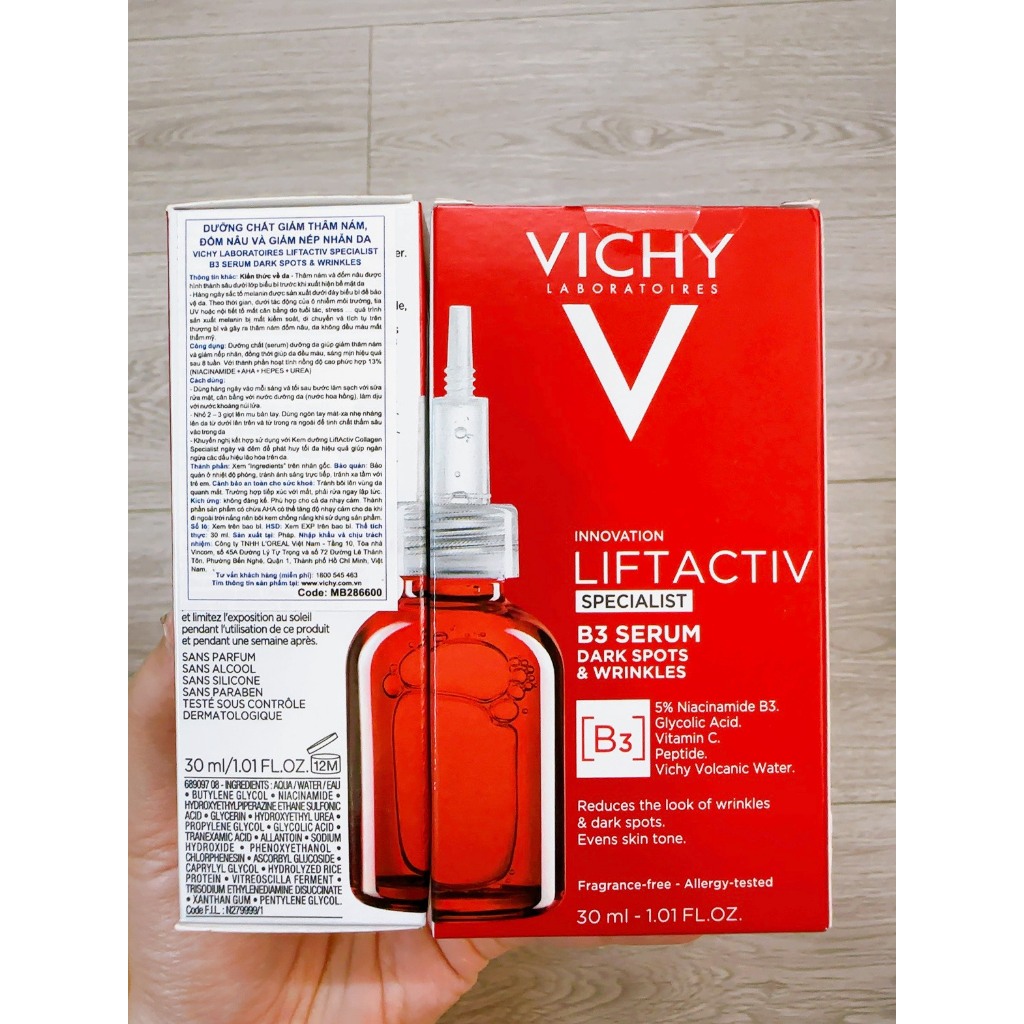 [Date 10/26] Vichy Tinh Chất Giảm Thâm Nám, Đốm Nâu Liftactiv B3 - 30ml