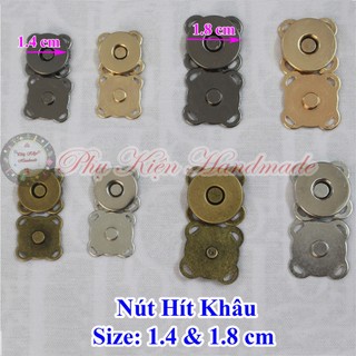 Nút hít khâu 1.4cm và 1.8cm