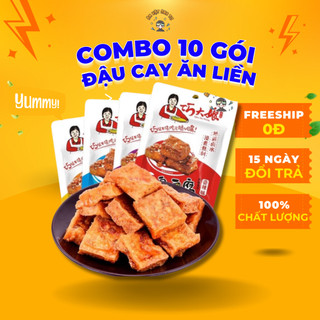 Combo 10 gói đậu phụ cay kiều đại nương - cay nhẹ, thơm ngon, mềm mại
