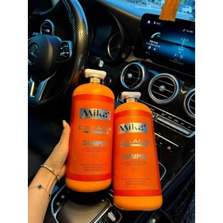  Cặp gội xả cao cấp colagen Mika+ hương nước hoa phục hồi tóc khô xơ ngăn gàu kiềm dầu 